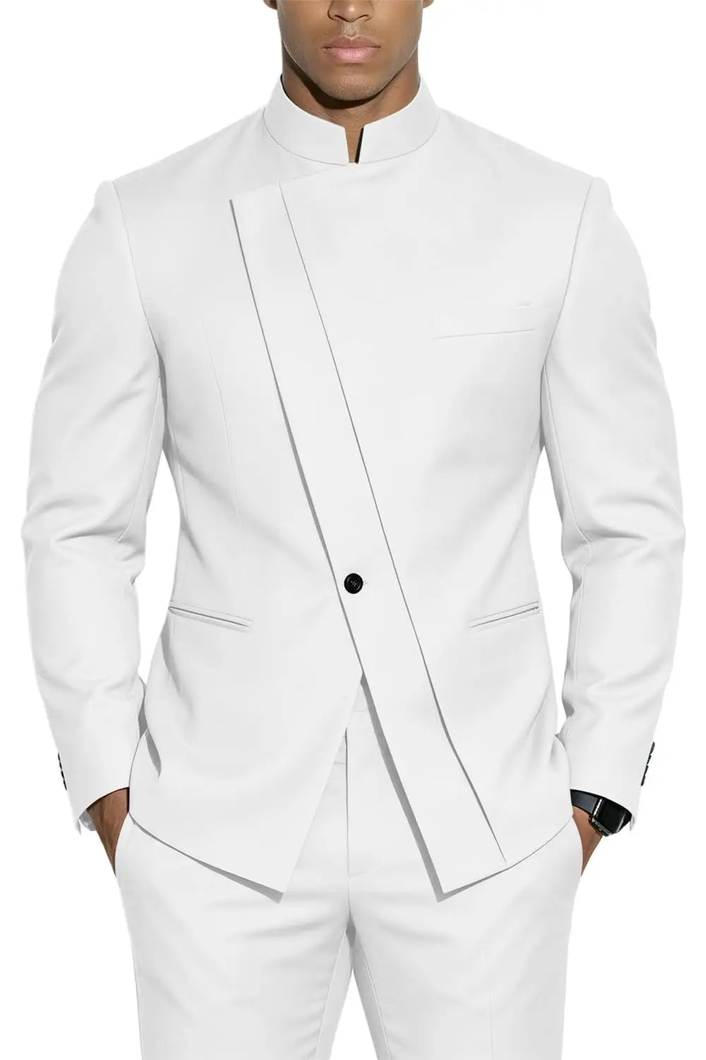 Fato Masculino de 2 Peças WSMDA — Gola Alta