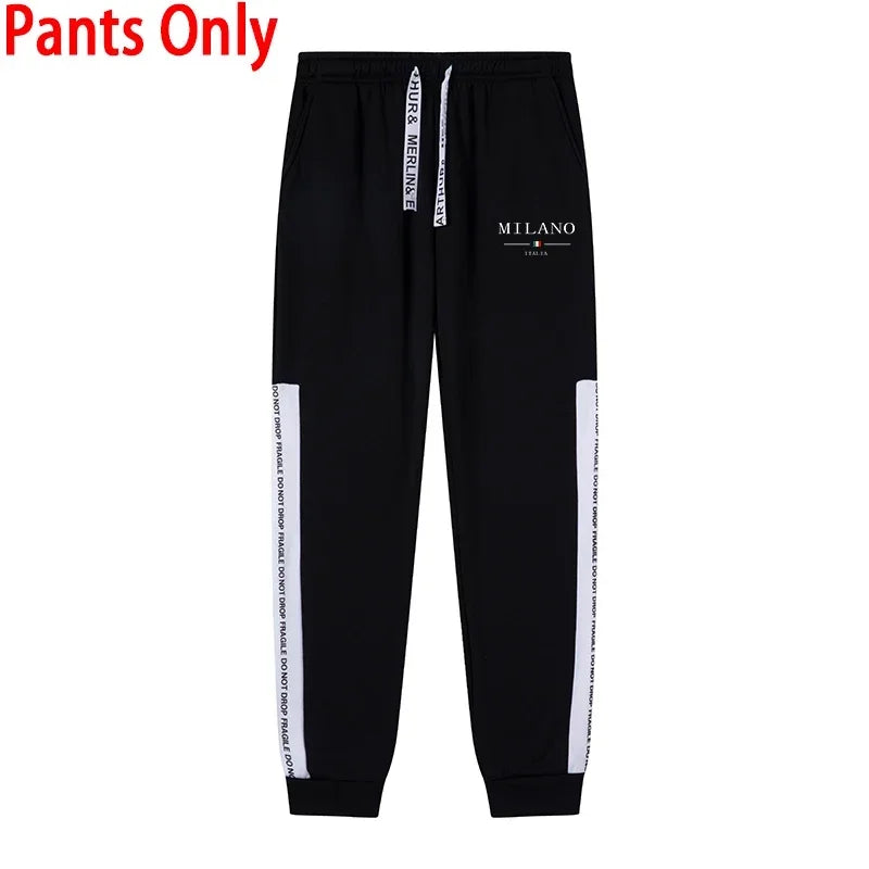 Conjunto de Moletom Unissexo com Capuz e Calças