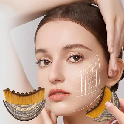 Escova de Massagem Facial para Cuidados Lymphatic