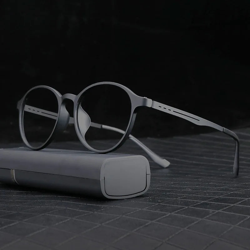 Óculos de miopia redondos vintage