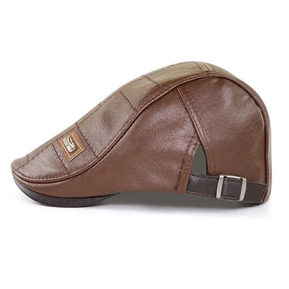 Bonés de jornaleiro de couro ajustável