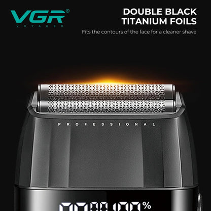 Máquina VGR V-640 S3 3 em 1 para Cabelo, Barba e Acabamento — 9000 RPM