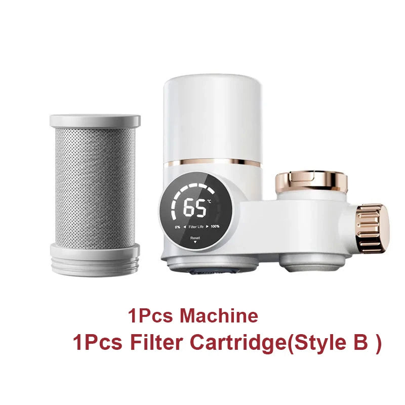 Purificador de Água para Torneira com Display LED — Filtro de Cozinha