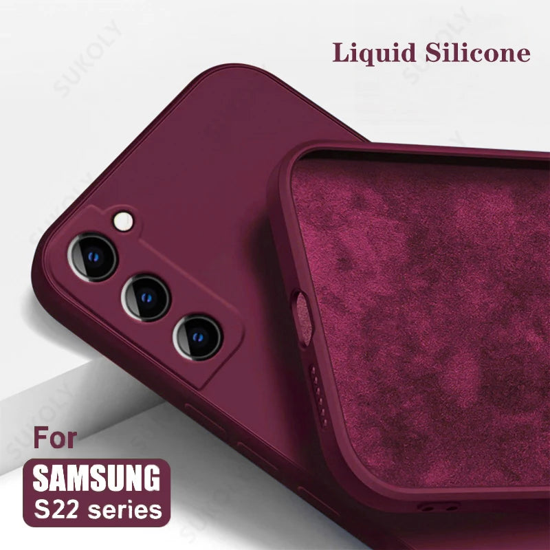 Capa de Silicone Líquido para Samsung Galaxy S
