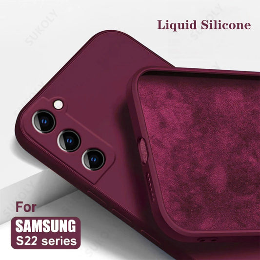 Capa de Silicone Líquido para Samsung Galaxy S
