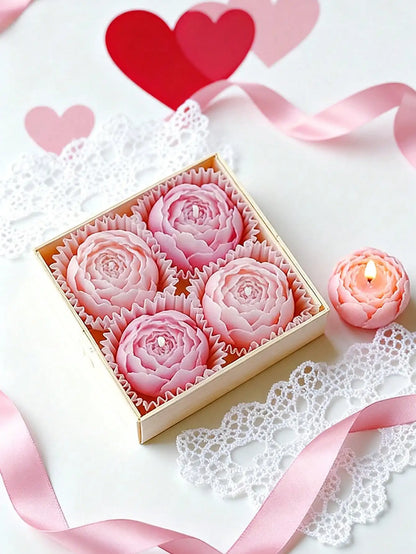 Caixa de Velas Aromáticas Florais