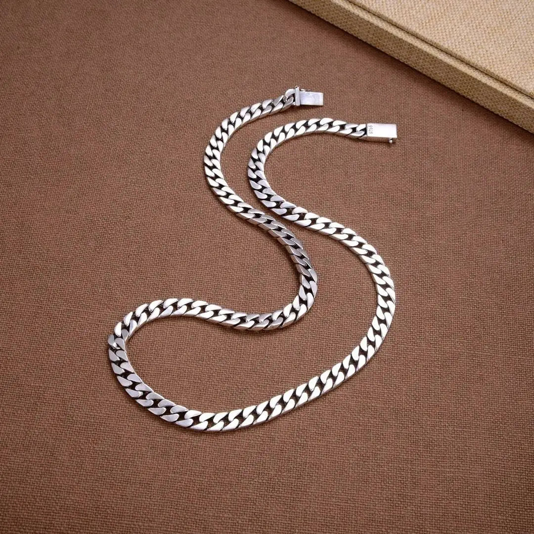 Prata esterlina colar pulseira punk s925