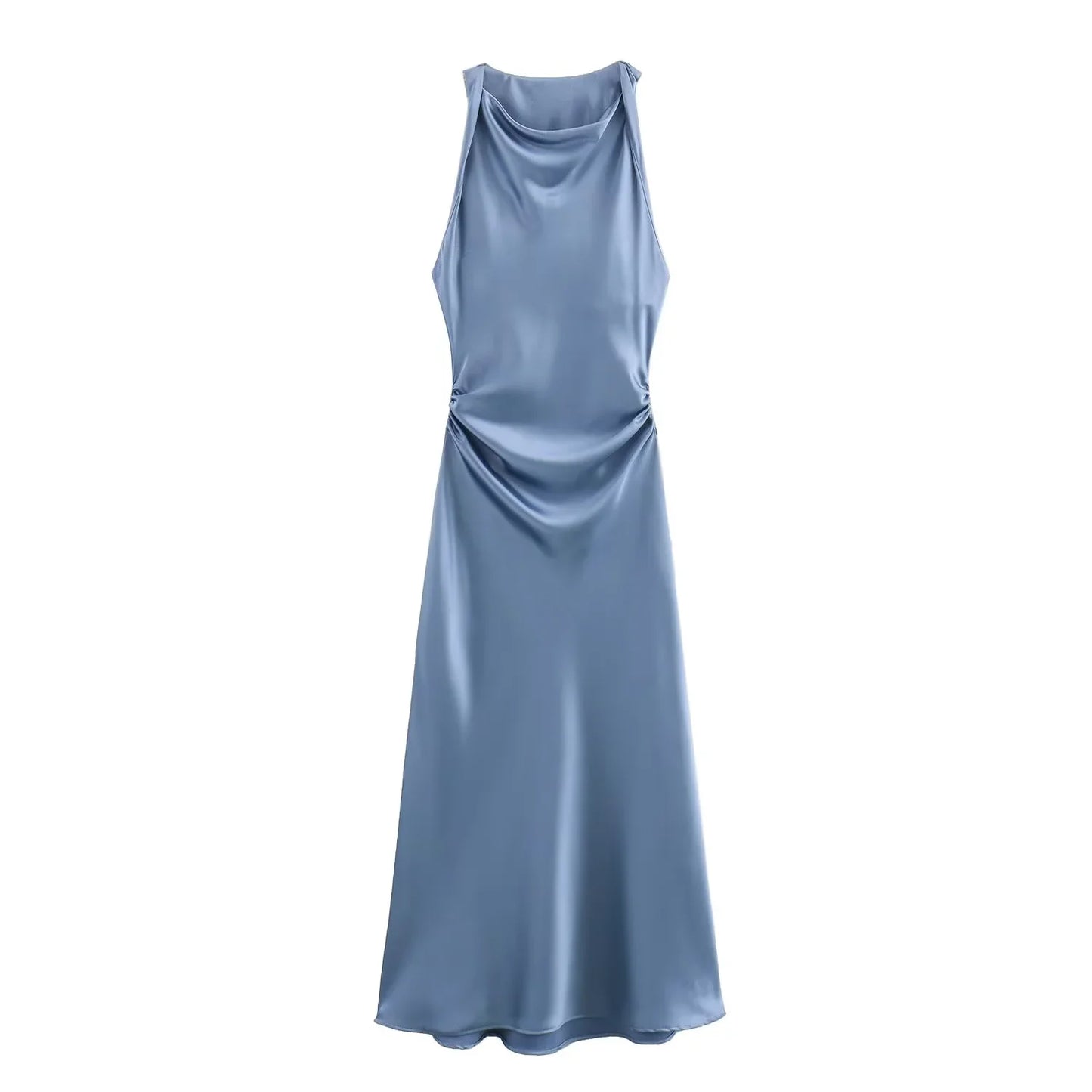 Vestidos longos cetim