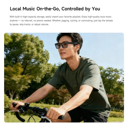 Óculos Inteligentes OnePlus AI com Câmara HD, Bluetooth e Assistente de Voz