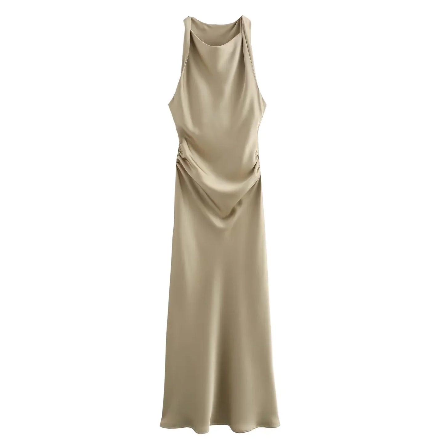 Vestidos longos cetim