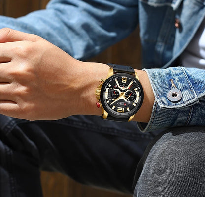 Relógio Masculino Curren 8329 — Cronógrafo