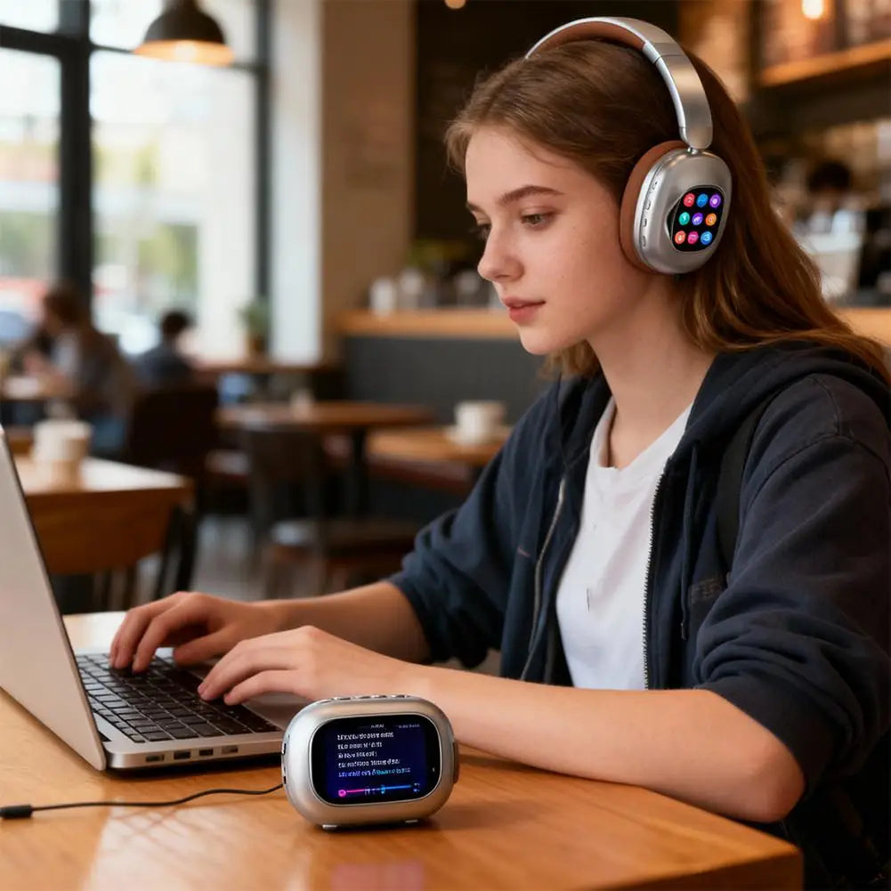 JH-ANC930Plus — Fones de Ouvido Sem Fio com Cancelamento Ativo de Ruído, Toque Magnético e Tela LED