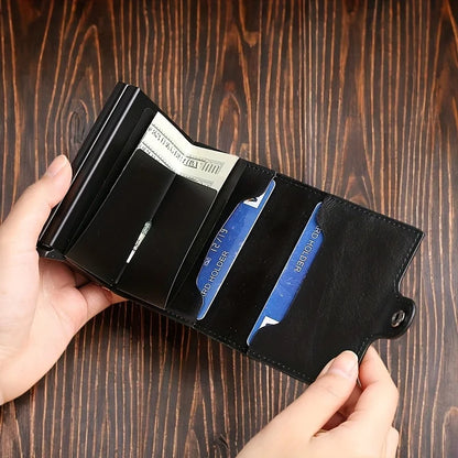 Carteira Masculina CEXIKA com Proteção RFID