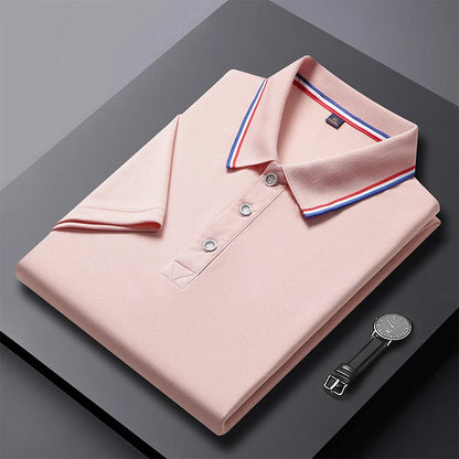 Camisa polo monocromática empresarial