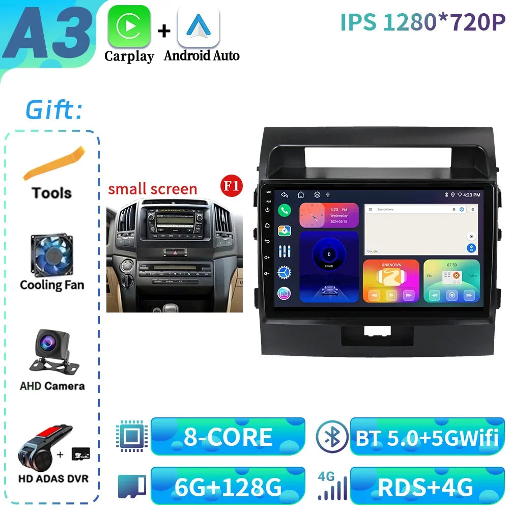 Rádio para Toyota land cruiser 11 200 2007-2015