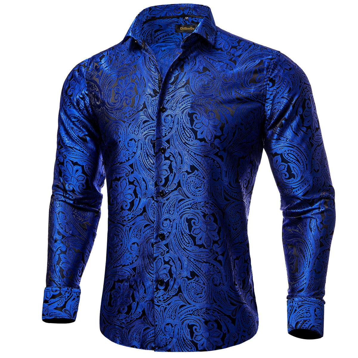 Camisa Masculina Paisley Roxa