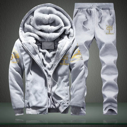 Conjunto de inverno com capuz