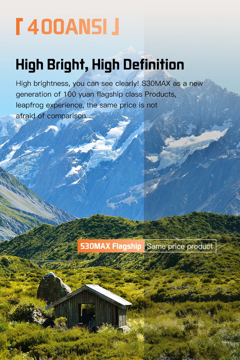 Projetor Portátil Inteligente com Wi-Fi e Bluetooth