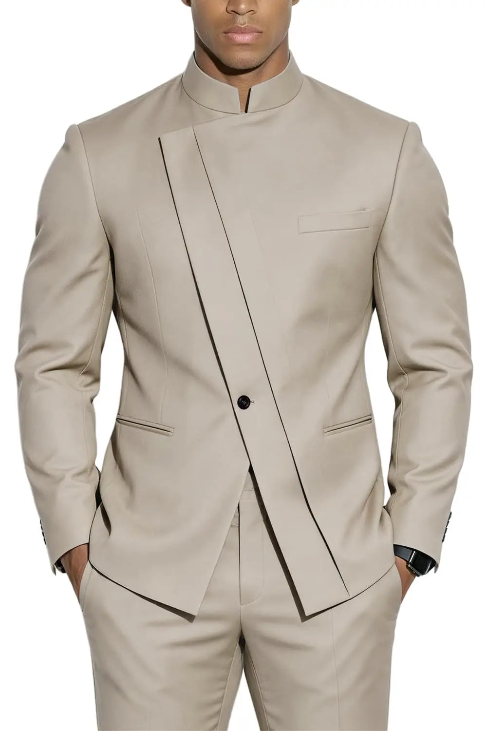 Fato Masculino de 2 Peças WSMDA — Gola Alta