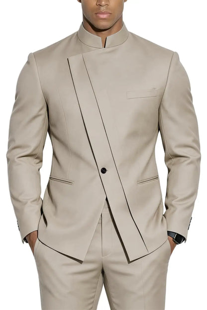 Fato Masculino de 2 Peças WSMDA — Gola Alta
