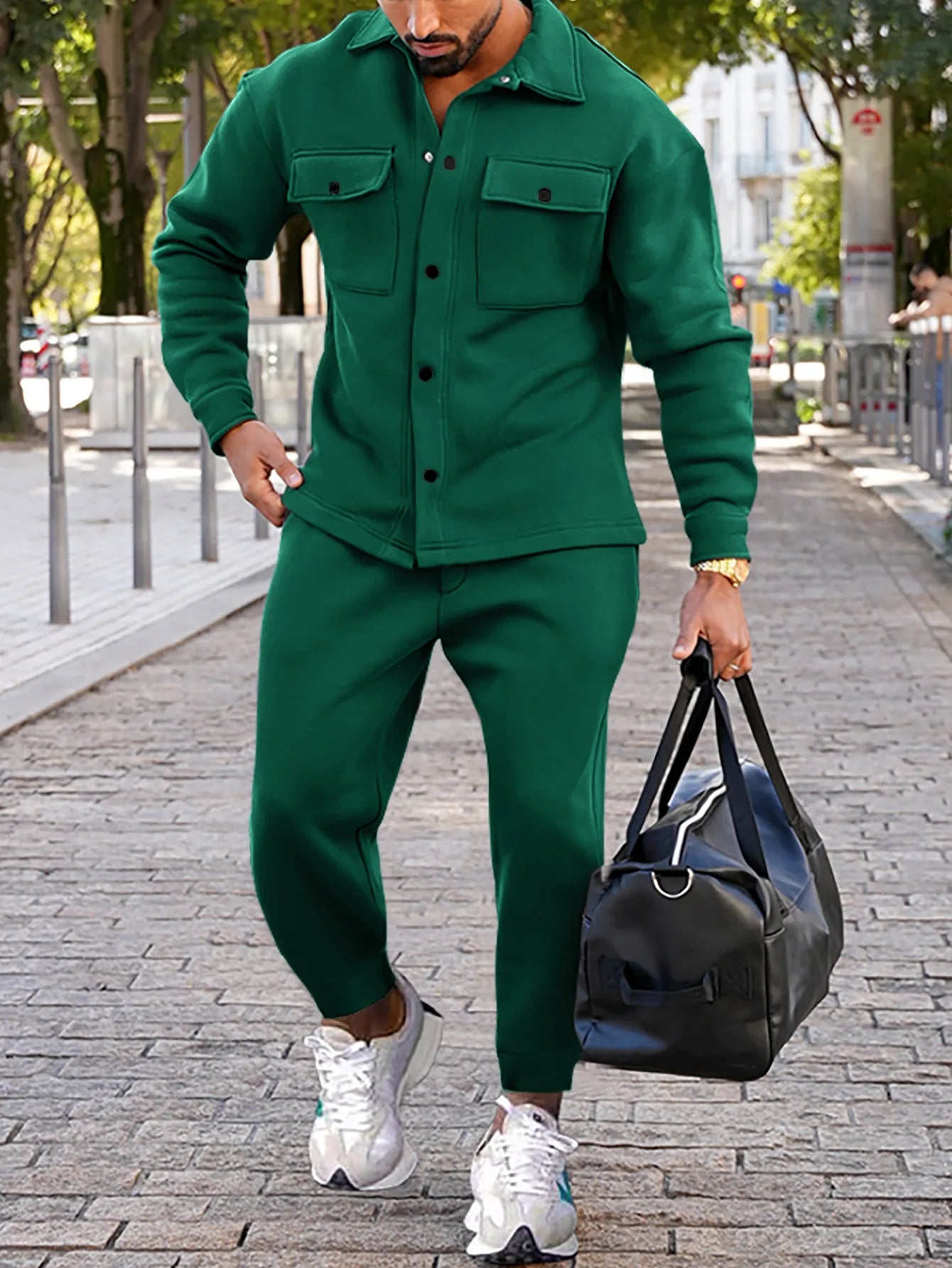 Fato casual esportivo