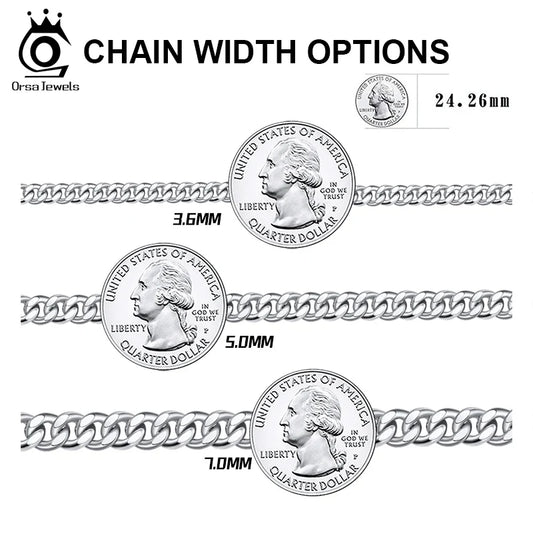 Colar cubano de prata