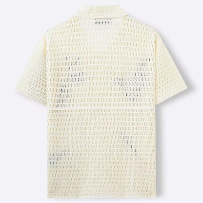 Camisa Polo Masculina em Tricô Respirável – Estilo Casual