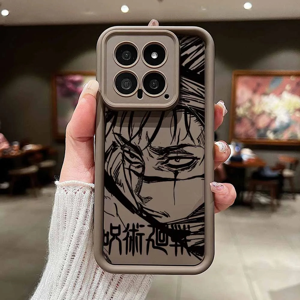 Capa Jujutsu Kaisen Anime para Xiaomi, POCO e Redmi – Design Exclusivo e Proteção