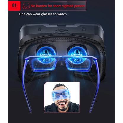 Óculos de realidade virtual casque para smartphone