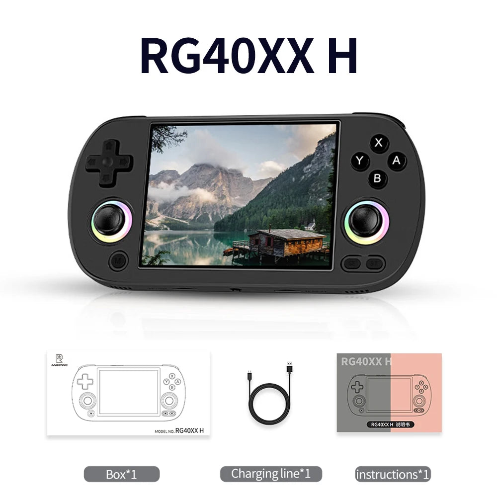 Consola Portátil Anbernic RG40XX H — 4 polegadas