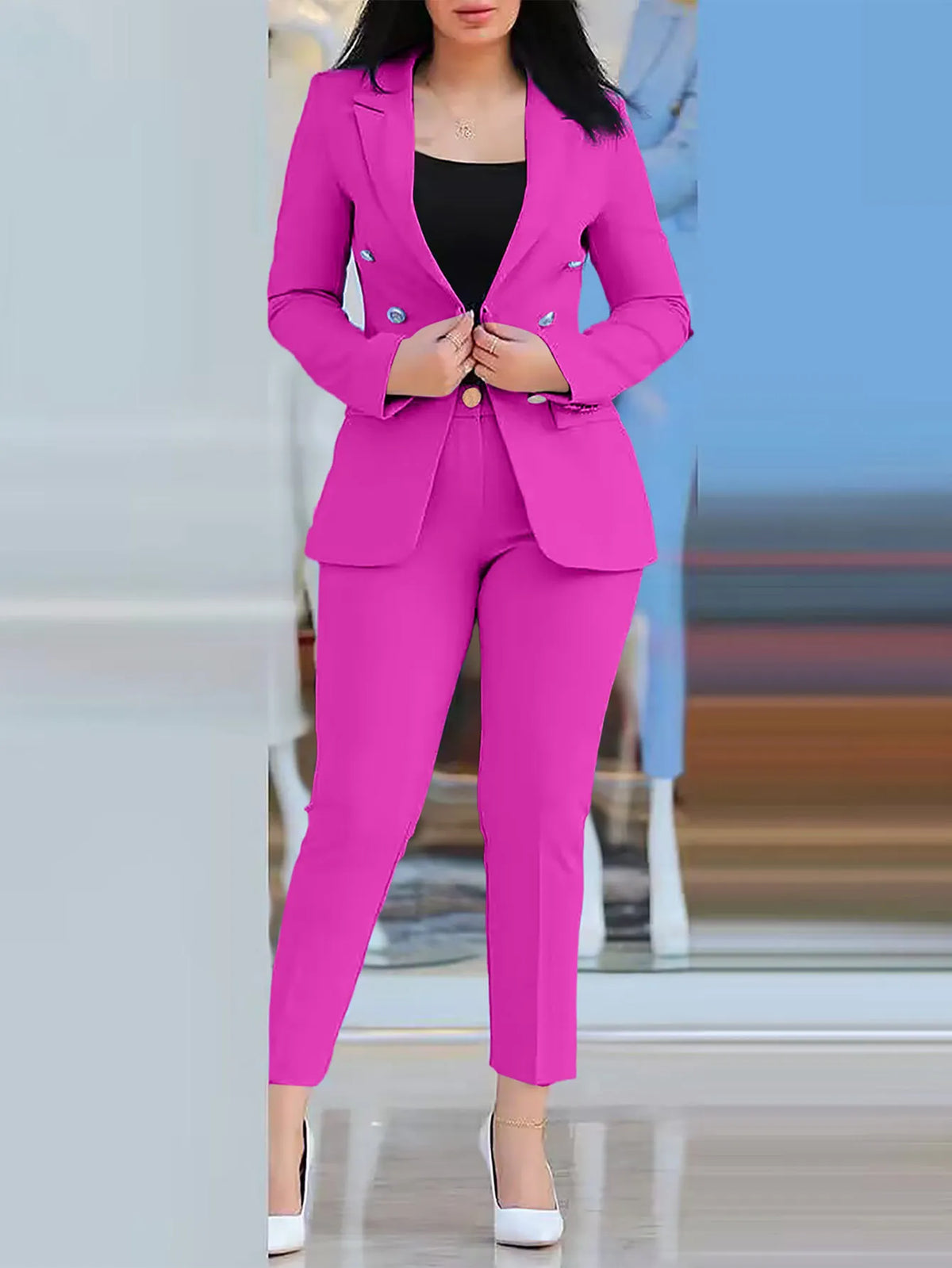 Fato Feminino Nowsaa com Blazer e Calças