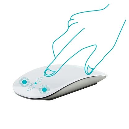 Mouse sem fio Bluetooth recarregável com design fino