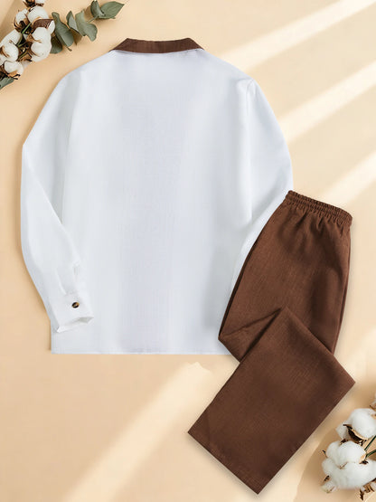 Conjunto Masculino Casual de 2 Peças