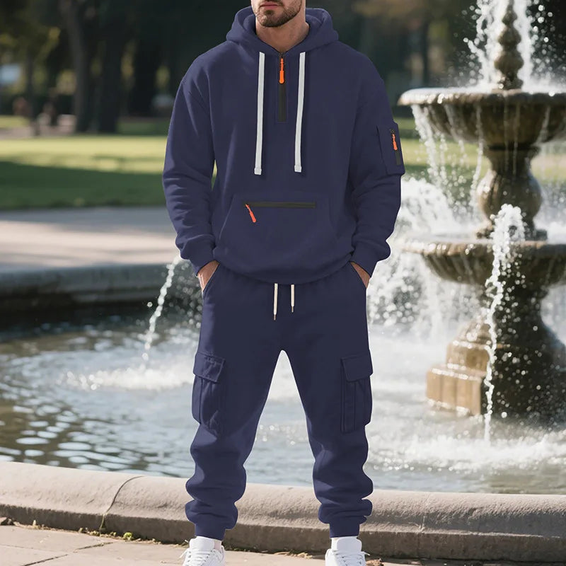 Fato esportivo casual multi-bolso