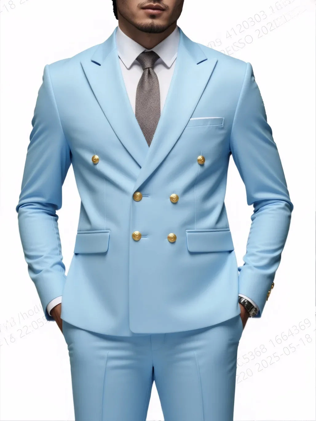 Fato Masculino Clássico de Duas Peças