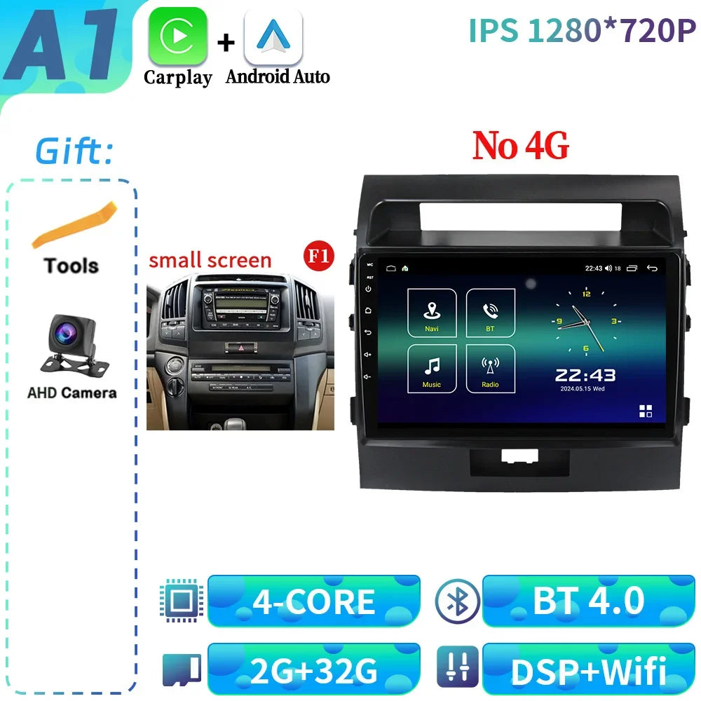 Rádio para Toyota land cruiser 11 200 2007-2015