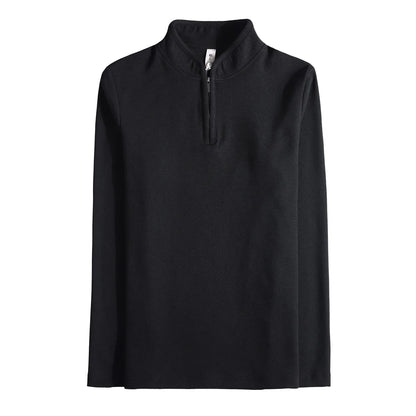 Camiseta Masculina com Meio Zíper