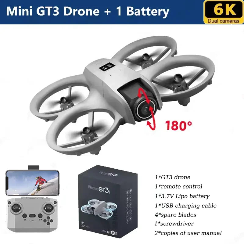 Mini Drones HD câmera dupla