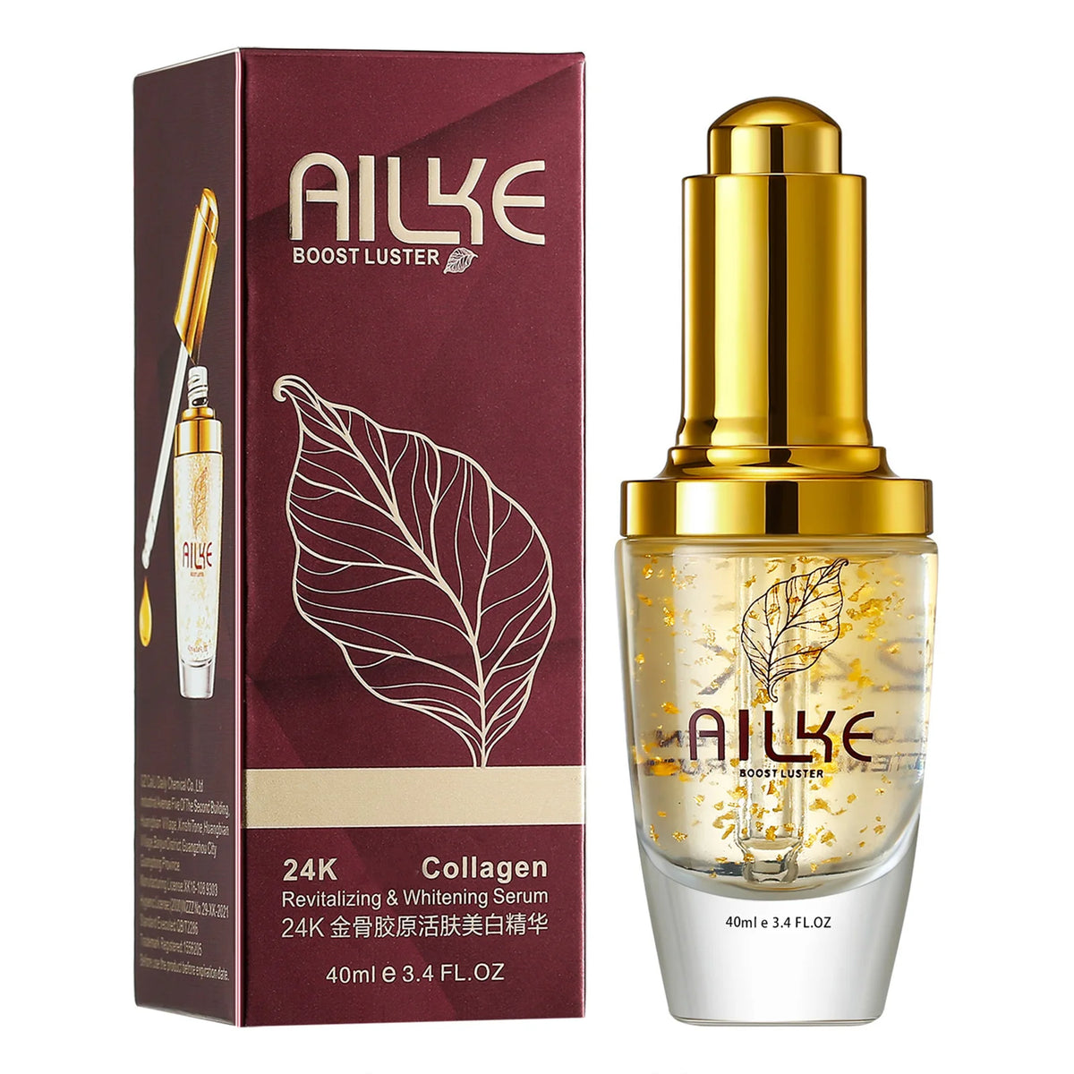 Sérum Facial AILKE com Colagénio