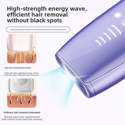 Aparelho portátil de depilação a laser IPL com sistema de resfriamento