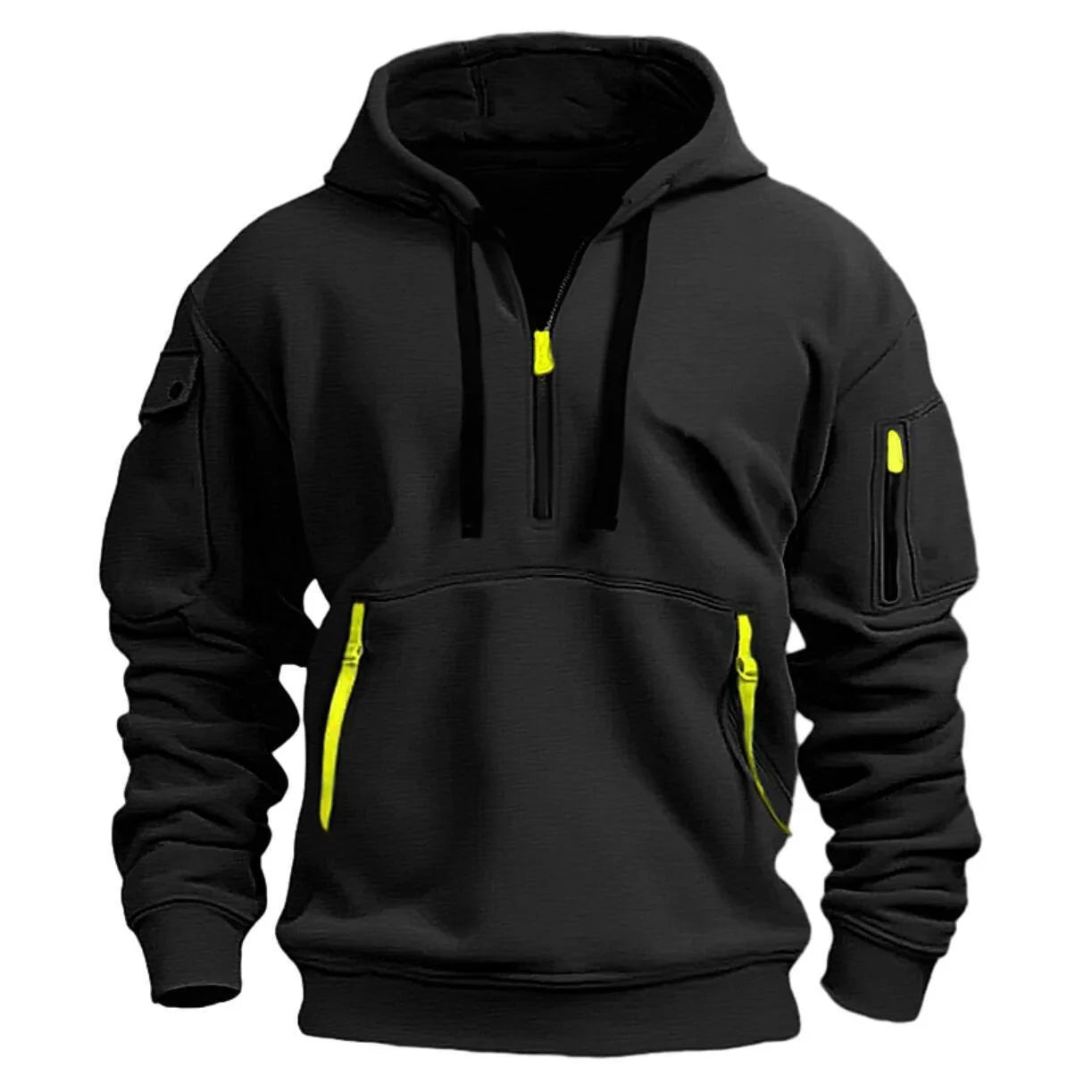 Conjunto de fitness com moletom de manga comprida