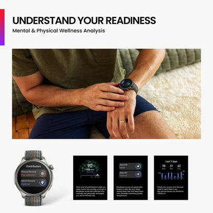 Smartwatch Amazfit Balance de 46 mm oferece mais de 150 modos esportivos