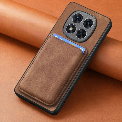 Capa carteira de couro magnético de luxo para Xiaomi