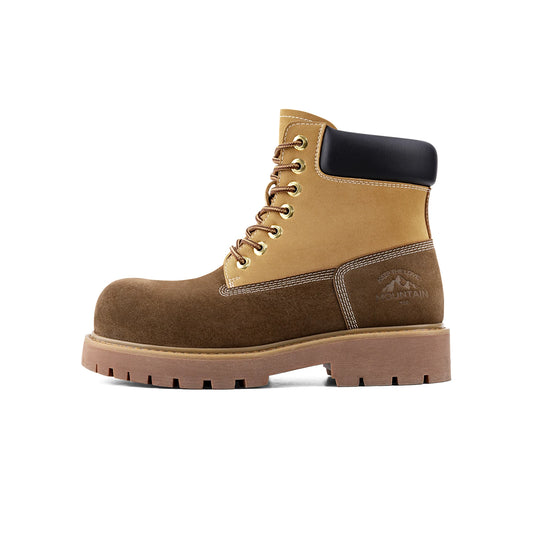 Botas Masculinas Mr.A de Couro, Impermeáveis e Quentes para Inverno