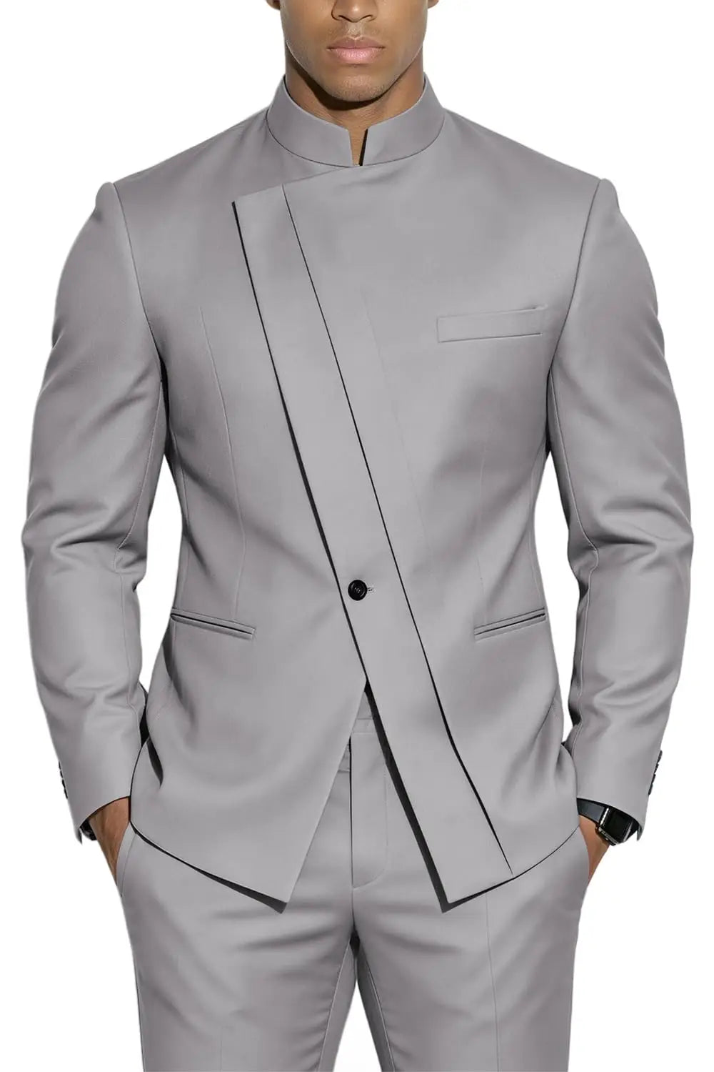 Fato Masculino de 2 Peças WSMDA — Gola Alta