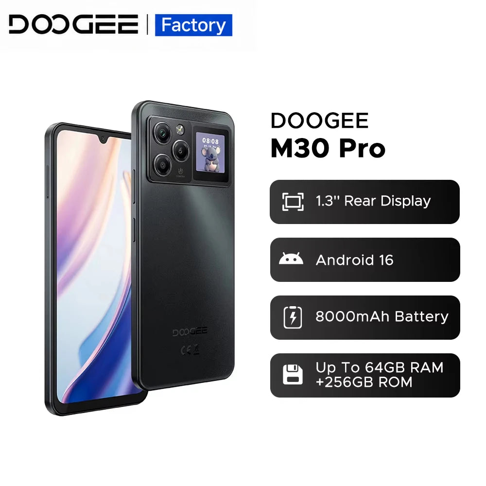 DOOGEE M30 Pro — Smartphone Robusto