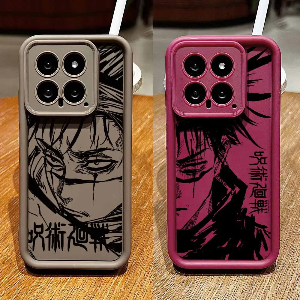 Capa Jujutsu Kaisen Anime para Xiaomi, POCO e Redmi – Design Exclusivo e Proteção
