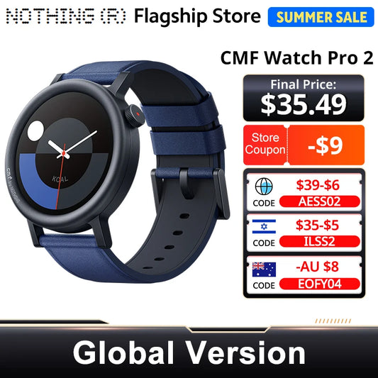 CMF by Nothing Watch Pro 2 — Smartwatch Global com AMOLED