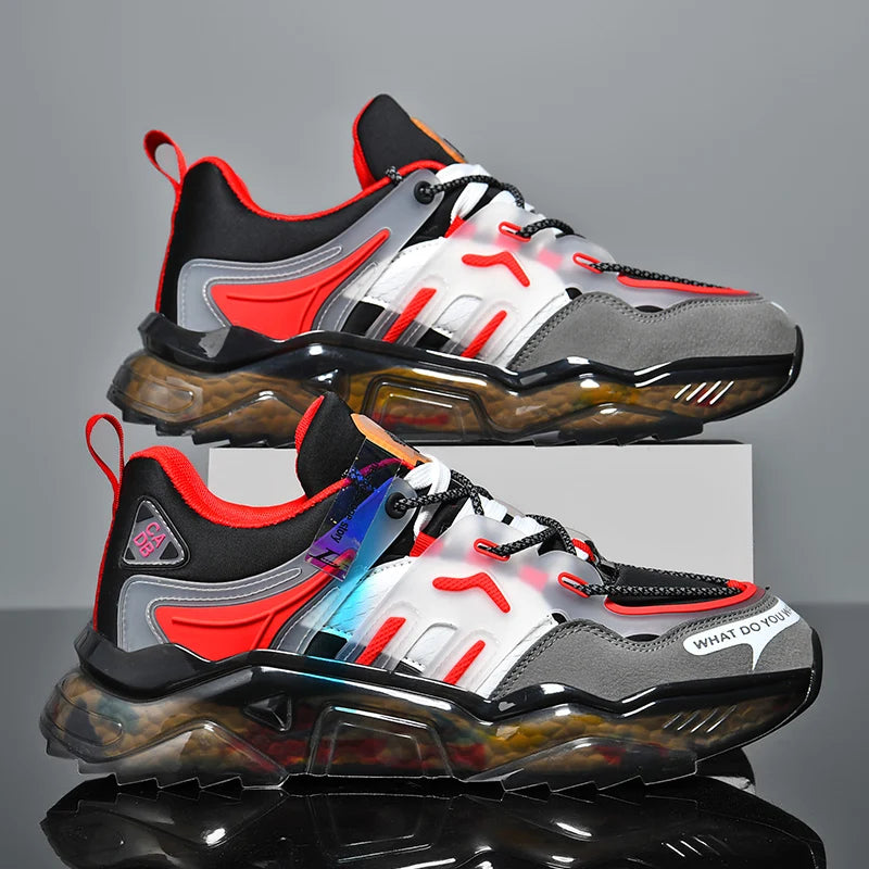 Tênis de corrida leve malha casuais