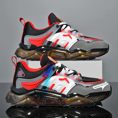 Tênis de corrida leve malha casuais